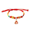 2026 Ano do Cavalo Festival do Barco-Dragão Novo Corda Colorida Rosto Sorridente Zongzi Pulseira Tecendo para Adultos e Crianças Atacado
