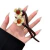 Elegante Pinza Twist de Flores Pinza de Agarre Pinza para el Cabello de Disco para la Parte Trasera de la Cabeza Horquilla para el Cabello para Mujer Nuevo 2024 Tocado
