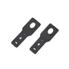 Cabide de Exibição Preto Universal para Cintos, Cabide de Couro Dupla Face com Padrão Lichia para Cintos com Gancho, em Estoque