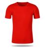 Camiseta de secado rápido con logotipo personalizado, camiseta publicitaria cultural, maratón, cuello redondo, manga corta, impresión, para correr al aire libre, transpirable, deportiva