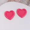 Ins Creativo Lindo Brillante Doble Corazón Parche con Forma de Corazón Funda para Teléfono Móvil Pendientes de Pasador Joyería DIY Femenina Accesorios Venta al por Mayor