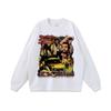 Camiseta de marca de moda hip-hop europea y americana para hombre, camiseta de manga corta holgada informal con estampado vintage de hip-hop para pareja, camiseta transfronteriza para mujer