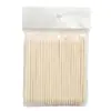 Palo de naranja para decoración de uñas palo de fresa palo de haya palo de madera para belleza empujador de cutícula palo limpiador de la ranura de la uña 100 Piezas/bolsa