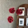 Flores Artificiales con 3 Cabezas, Hortensias Molino de Viento, Decoraciones de Boda, Decoración del Hogar, Diseño de Sala Modelo, Accesorios Florales Decorativos, Al por Mayor en Stock