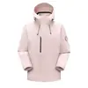 Jaqueta de Montanhismo para Outono e Inverno Estilo Casal à Prova de Vento Impermeável Jaqueta de Montanhismo Destacável Conjunto de Duas Peças