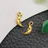 1 Colgante de Sol Luna Estrella de Oro Antiguo para Llavero DIY Colgante Accesorios de Collar Amazon
