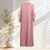 Vestido Largo de Estilo Issey Miyake Más Vendido en Aliexpress Transfronterizo, Ropa Femenina Holgada de Tallas Grandes de Gama Alta con un Ambiente Elegante y Grácil