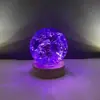 Artesanato de Fonte de Rochas Coloridas Quebradas Assadas Enfeites de Bola de Gelo Rachado Acessórios Decoração de Presente Bola de Cristal