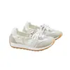 Tênis de Treino Alemão Feminino 2026 Nova Primavera Versátil Plano Esportivo Casual Tendência Solado Macio Popular Tênis Branco