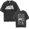 Camiseta Gráfica Retro Rock Arctic Monkeys Álbum de Música para Hombre