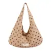 Bolso de Hombro con Lunares Estilo Coreano 2026 Otoño/Invierno Nuevo Felpa de Ante Gran Capacidad para Viajes Diarios Bolso Tote de Alta Gama para Mujer