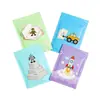 Bolsas ciegas de dibujos animados para tarjetas de tamaño grande y pequeño personalizadas, bolsas autosellables, juguetes de tarjetas, bolsas de embalaje de caja ciega de papel de aluminio selladas por tres lados