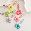 Nuevo Llavero de Flor de Color Caramelo Accesorios de Dopamina Colgante Lindo Ins para Chica Regalo para Mejor Amiga