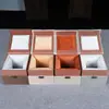 En stock: Caja de regalo para muñeca B, disponible en tamaños pequeño y grande, en colores café, blanco roto, beige y gris claro, con tapa, hecha de arcilla púrpura