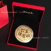 Moneda Grande Shuibei de Oro Puro Popular, Regalo para el Día de la Madre, Regalo Conmemorativo 520, Regalo de Cumpleaños, Regalo de Oro, Venta al por Mayor