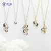 Transfronterizo 12 Colores Gota de Agua Piedra de Nacimiento Hoja Grabado DIY Collar Regalo de Vacaciones Collar del Día de la Madre Fabricante Suministro