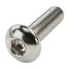 Tornillos de Acero al Carbono de Alta Resistencia Grado 10.9 con Cabeza Redonda y Hexágono Interior Tornillos con Cabeza Plana Niquelados Tornillos con Cabeza Semiredonda M2M3M10