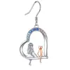 Gatos Dibujos Animados Lindos Colgante de Personalidad Cálida Collar Pendientes Nuevo Exquisito Dulce Versátil Moda Regalo Conmemorativo