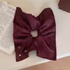 Pañuelo Cuadrado de Textura Satinada para el Cabello, Cuerda para el Cabello de Textura Sedosa Accesorio para el Cabello, Goma Elástica de Princesa Cuerda para Cola de Caballo Baja Accesorio para el Cabello