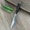 Faca de Chef de Aço Inoxidável Vg10 Aço Damasco Transfronteiriça para Uso Doméstico, Pequeno Cortador de Legumes, Faca de Cozinha Afiada, Faca com Textura Martelada