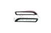 Adequado para 21 faróis de neblina traseiros Toyota Alpha modificados moldura do farol de neblina traseiro exterior fibra de carbono decorativo brilhante tira patch