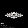 Aplique de Strass Colorido Folha Strass de Vidro Strass de Garra Fantasia DIY Colar Feito à Mão Acessórios para Roupa Vestido Joias