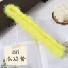 12mm Pluma de Fénix Pelo Largo Súper Grueso Súper Denso Hilo Chenille Tallo de Chenille Raíz Tira de Felpa Hecho a Mano DIY Pequeño