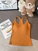 Camiseta sin mangas de algodón acanalado estilo "Hot Girl" con hermoso diseño en la espalda, Ropa interior de verano para mujer con copas en el pecho, Corte ajustado, Favorecedora, Se puede usar como prenda exterior o como capa base