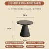 Mesa de centro simples moderna estilo nórdico sala de estar quarto mesa lateral redonda rede de luxo leve ins armário mini para casa