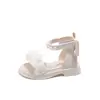 Sapatos Novos Primavera/Verão 2026 Moda Estiloso Infantil Médio/Grande Crianças Bebê Sandálias de Princesa Confortáveis Sola Macia Sapatos de Praia
