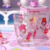 Exportar Cauda Desenho Animado Melodia Vidro Caneca Pincel Fofa Transparente Copo de Água Café da Manhã Copo de Leite Copo de Suco de Fruta