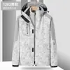 Chaqueta de invierno de comercio exterior tres en uno chaqueta desmontable otoño e invierno exterior engrosada cálida a prueba de viento impermeable traje de montañismo