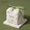 Caixa de Doces para Casamento Caixa de Doces Floral Shujia Liangpin Caixa de Presente Caixa Vazia Atacado Estilo Levemente Luxuoso