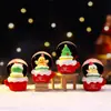 Taza de Postre Navideño Más Vendida Bola de Cristal Bola Pequeña de Vidrio Luminoso Cruz de Navidad Pequeña Bola de Agua Transfronteriza Regalo Navideño