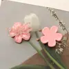 Patch de Flor de Cristal com Miçangas Feito à Mão Original Flor de Cinco Pétalas Clipe Lateral para Cabelo Acessórios para Cabelo Furo para Alfinete Flor para Sapato Acessórios