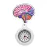 Nuevo Elemento de Órgano Enfermera Reloj Retráctil Insignia de Patrón Personalizable Reloj de Bolsillo Decorativo Colgante de Atención Médica