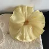 Gomas para el pelo de tela dulce y suave para Primavera y Verano para Mujeres, Cintas para el pelo plisadas de alta gama para coletas, Accesorios para el pelo de banda elástica
