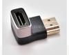 Adaptador HDMI 8K HD 2.1 HDMI macho a hembra codo de 90 grados HDMI macho a HDMI hembra codo