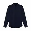 Camisa Outono 2020 Vestido de Negócios Slim-fit Masculino Camisa Branca Branca de Manga Comprida Estilo Coreano Top Moderno