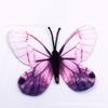 [Exclusiva transfronteriza] Horquilla de tela de 8 cm con forma de mariposa grande, hecha a mano, para accesorios de joyería antigua, material para diadema.