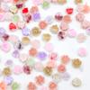Explosiones en Vivo 8MM Rosa Luminosa Joyería para Uñas Rosa Seca Decoración de Uñas DIY Accesorios de Joyería Hechos a Mano