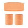 Deportes Fitness Ciclismo Baloncesto Bádminton Transpirable Alta Elasticidad Poliéster Algodón Absorción de Sudor Diadema Muñequera Banda para el Cabello traje