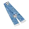 Cachecol Personalizado para Clubes de Futebol, Cachecol Jacquard de Poliéster Estampado Marca OEM para Torcedores, Customização de Cachecol DIY para Promoção de Ingressos