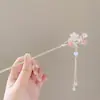 Horquilla Floral de Borlas de Gama Alta, Horquilla de Estilo Antiguo, Nueva Horquilla Estilo Chino Hanfu, Accesorios para el Cabello, Tocados, Accesorios