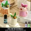 Porquinho Emocional Difusor de Óleo Essencial de Aromaterapia Sem Chama Pedra Cristal Decoração Interna de Casa Duradoura Presente de Aniversário