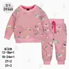 Sudadera de Otoño Nueva de Cuello Redondo Transfronteriza Material Ropa para Bebés y Niños Traje de Dos Piezas Traje Deportivo Casual [Mayoreo]