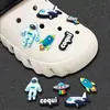 Serie de Astronautas, Accesorios para Zapatos Crocs, Dijes para Zapatos DIY con Temas del Espacio y Planetas, Compatibles con Hebillas de Zapatos Crocs para Hombre