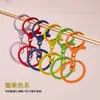 Accesorios para Llaveros Estilo Creativo Broche de Langosta Broche en Forma de 8 Llavero Muñeca Colgante Pequeño Llavero de Pompones DIY Broche Colgante