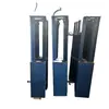 Dispositivo de Travamento Mecânico para Porta de Vento Qiancheng, Sistema de Controle Automático para Dispositivo de Travamento, Opera Abertura e Fechamento da Porta, Azul