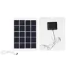 Panel Solar Flexible Portátil de 2W-24W Banco de Energía Pequeño de Carga USB para Teléfono Móvil Carga de Emergencia al Aire Libre Panel Fotovoltaico